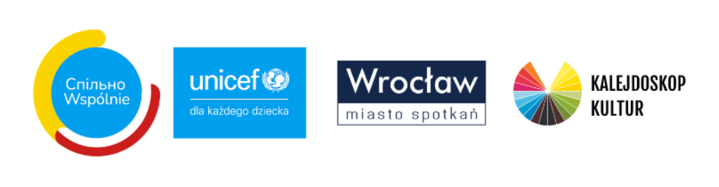 logo UNICEF Wrocław Miasto Spotkań 