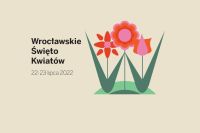 plakat promujący wydarzenie Wrocławskie Świeto Kwiatów - Grafika: Piotr Strączyński
