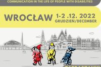 Komunikacja w życiu osoby z niepełnosprawnością - konferencja - plakat