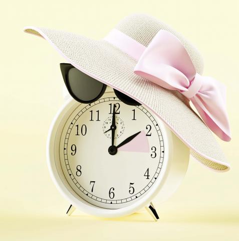 Zegar w kapeluszu