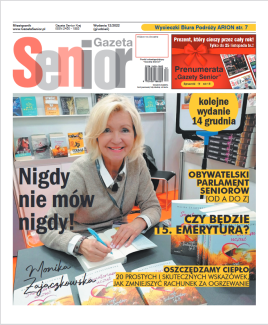 strona tytułowa / Gazeta Senior wydanie grudzień 12/2022