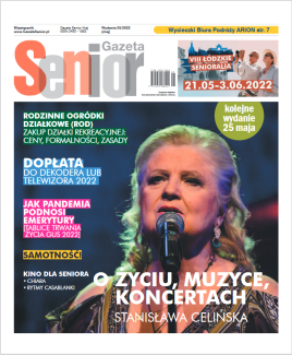 strona tytułowa / Gazeta Senior wydanie maj  05/2022