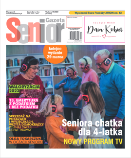 strona tytułowa / Gazeta Senior wydanie marzec 03/2023